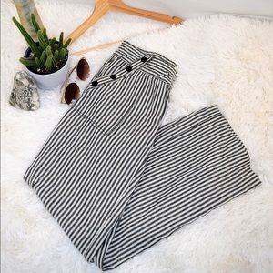 Low Waist Vintage Stripes Pants